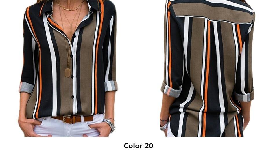 Patchwork Chiffon Blouse - Women’s Clothing & Accessories - Shirts & Tops - 31 - 2024