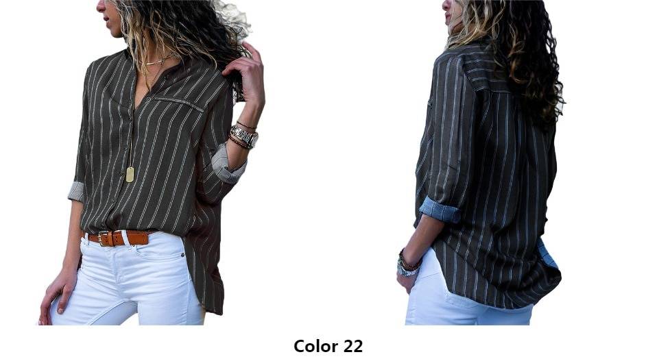 Patchwork Chiffon Blouse - Women’s Clothing & Accessories - Shirts & Tops - 33 - 2024