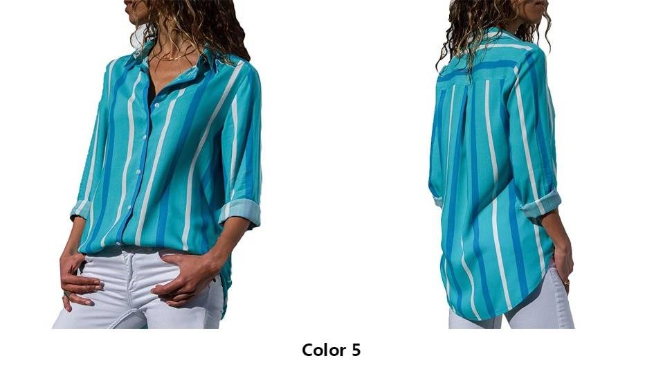 Patchwork Chiffon Blouse - Women’s Clothing & Accessories - Shirts & Tops - 16 - 2024