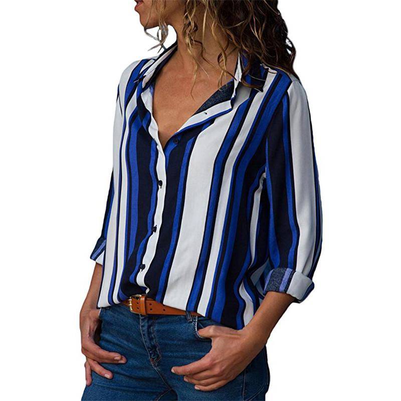 Patchwork Chiffon Blouse - Women’s Clothing & Accessories - Shirts & Tops - 45 - 2024
