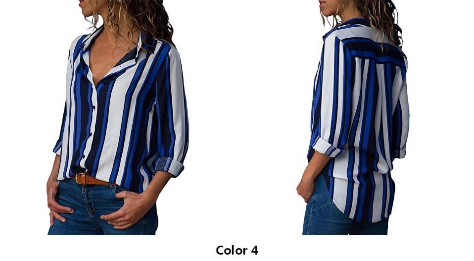 Patchwork Chiffon Blouse - Women’s Clothing & Accessories - Shirts & Tops - 15 - 2024