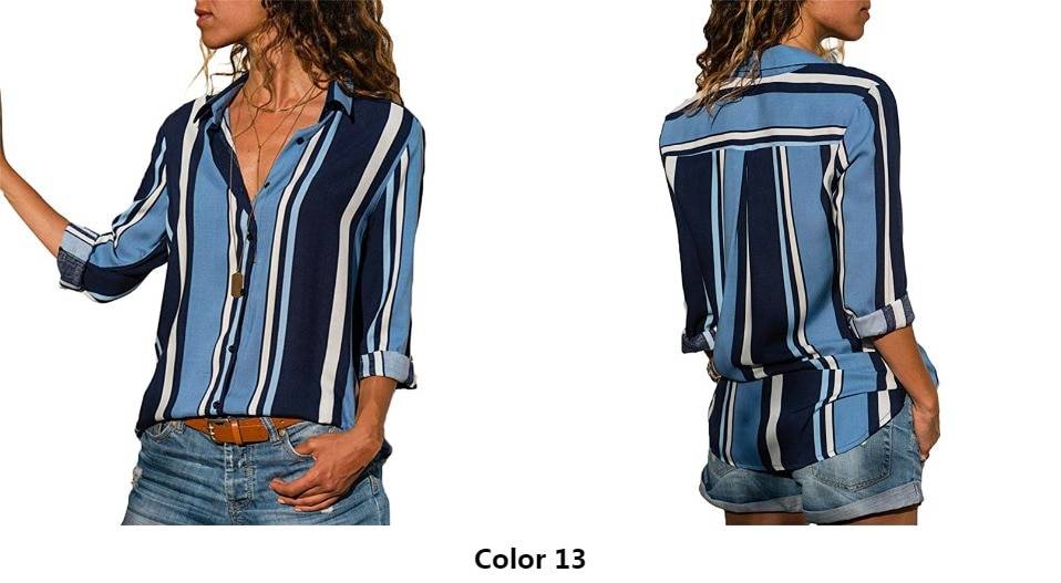 Patchwork Chiffon Blouse - Women’s Clothing & Accessories - Shirts & Tops - 24 - 2024