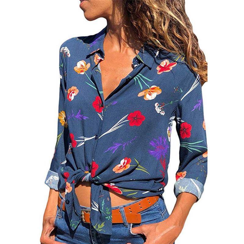 Patchwork Chiffon Blouse - Women’s Clothing & Accessories - Shirts & Tops - 47 - 2024