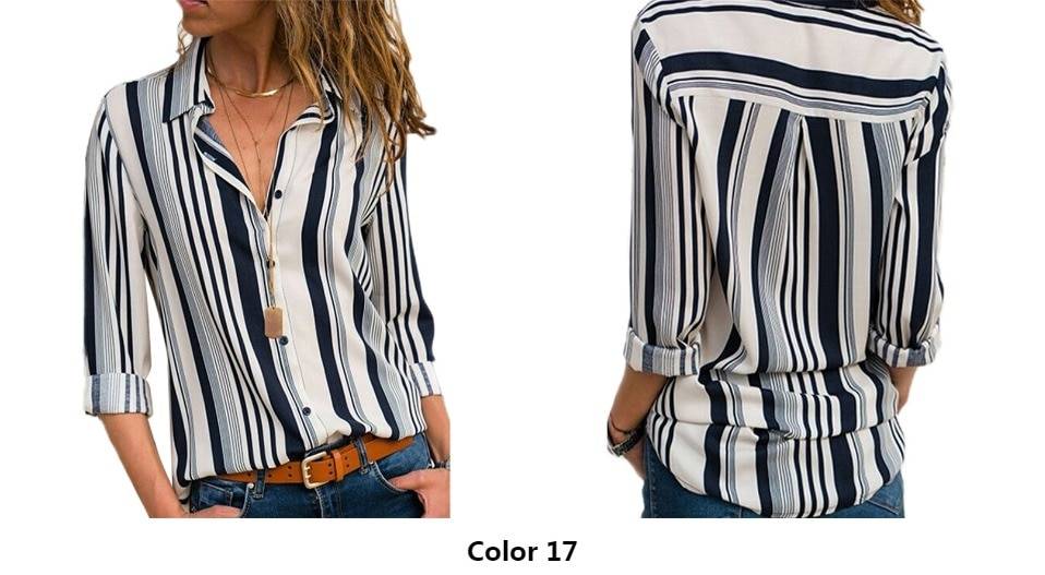 Patchwork Chiffon Blouse - Women’s Clothing & Accessories - Shirts & Tops - 28 - 2024