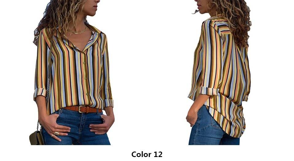 Patchwork Chiffon Blouse - Women’s Clothing & Accessories - Shirts & Tops - 23 - 2024