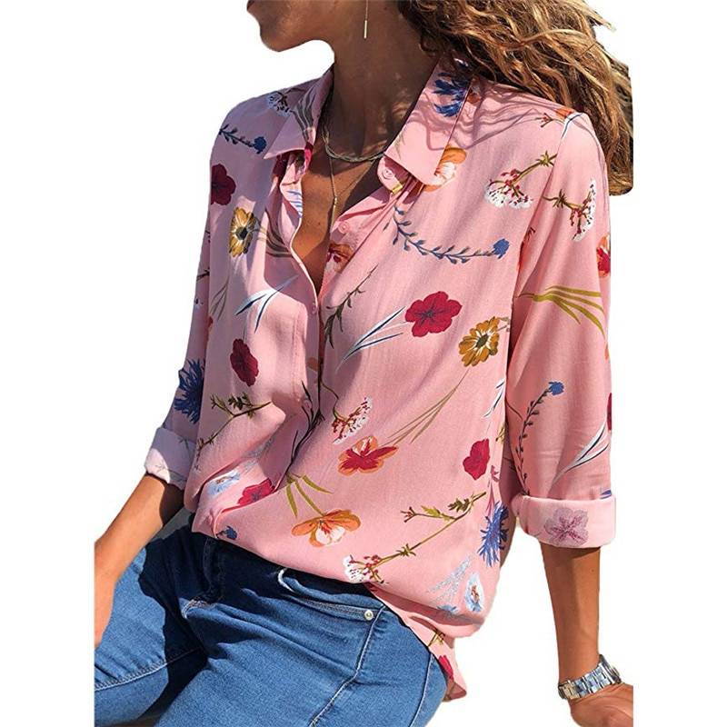 Patchwork Chiffon Blouse - Women’s Clothing & Accessories - Shirts & Tops - 6 - 2024