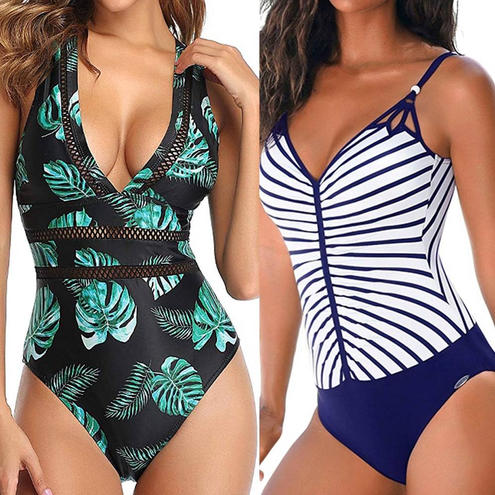 One Piece Plunge V Neck - Women’s Clothing & Accessories - Swimwear - 5 - 2024