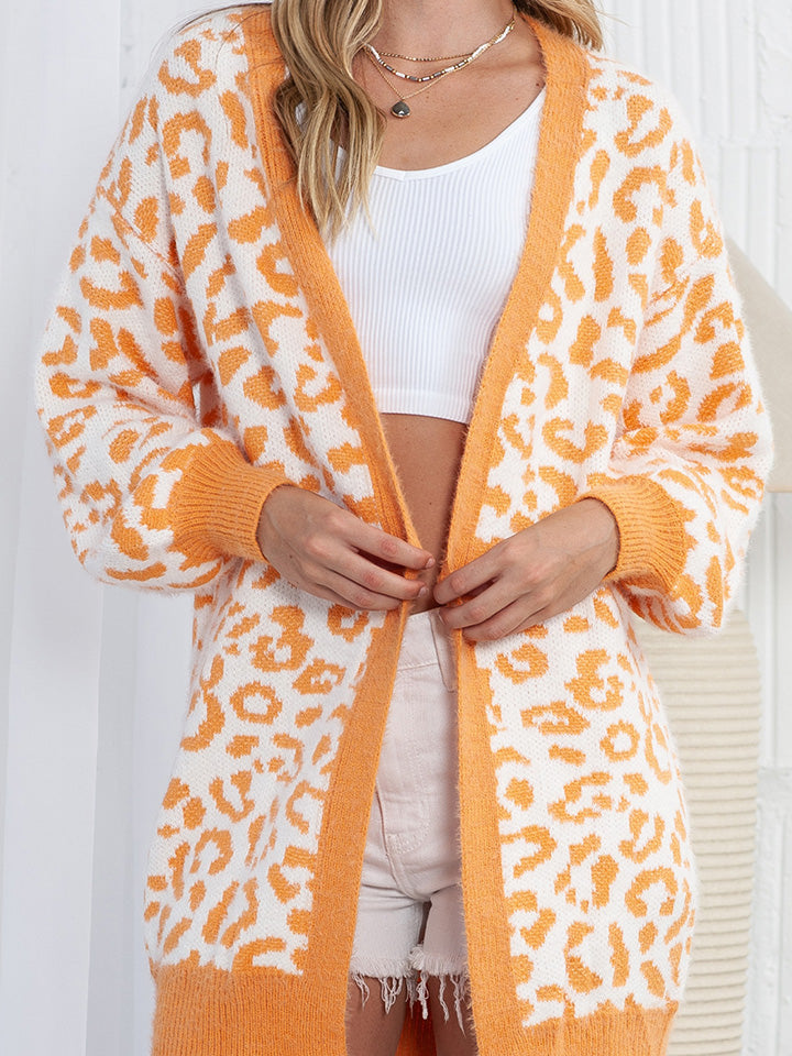 Printed Long Sleeve Cardigan - Women’s Clothing & Accessories - Shirts & Tops - 3 - 2024