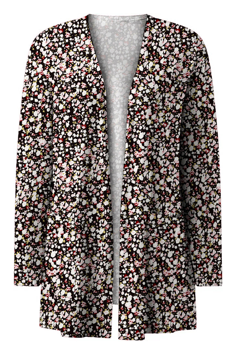 Printed Long Sleeve Cardigan - Women’s Clothing & Accessories - Shirts & Tops - 9 - 2024