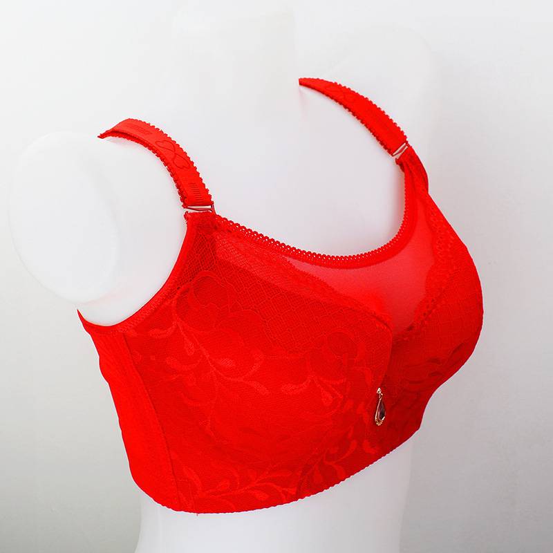 Push-Up Breathable Lace Bra - Red / E / 48 - Women’s Clothing & Accessories - Bras - 9 - 2024