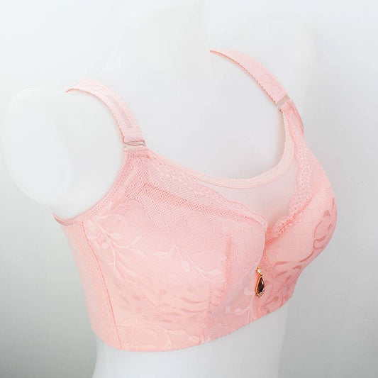 Push-Up Breathable Lace Bra - Pink / E / 48 - Women’s Clothing & Accessories - Bras - 6 - 2024