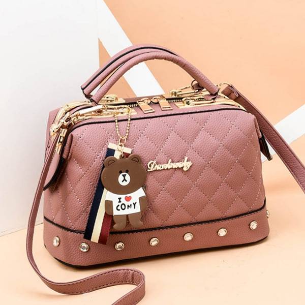 Women’s Quilted Handbag with Kawaii Design - Cute & Stylish - Pink - Women’s Clothing & Accessories - Handbags - 12