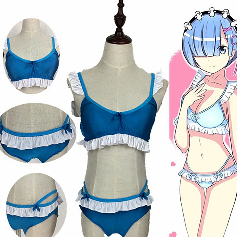 Ram Rem Cosplay Costume - Blue / S / Ram Rem - Women’s Clothing & Accessories - Shirts & Tops - 7 - 2024