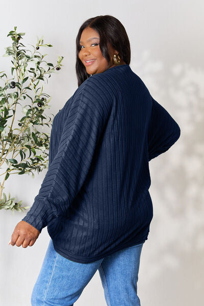 Ribbed Cocoon Cardigan - Women’s Clothing & Accessories - Shirts & Tops - 20 - 2024