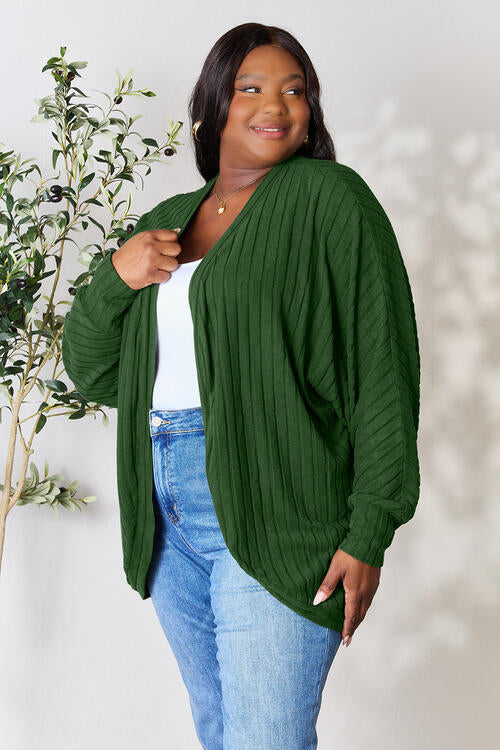 Ribbed Cocoon Cardigan - Women’s Clothing & Accessories - Shirts & Tops - 26 - 2024