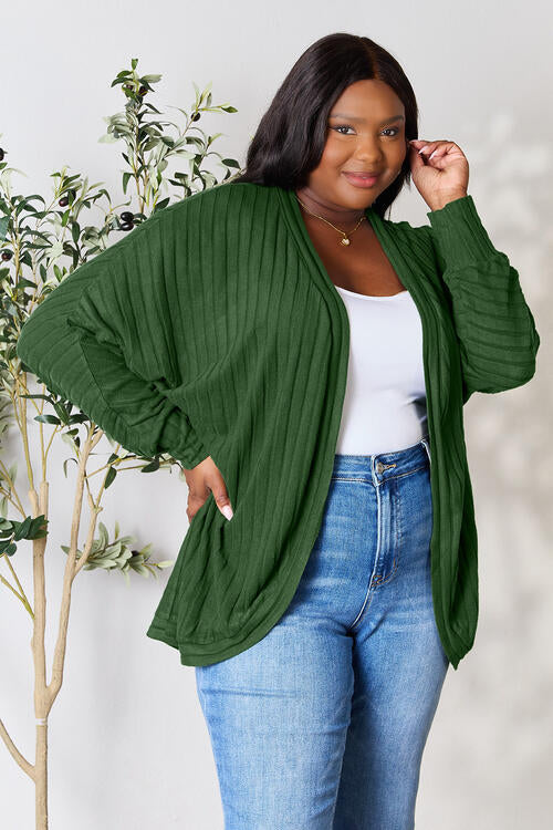 Ribbed Cocoon Cardigan - Women’s Clothing & Accessories - Shirts & Tops - 25 - 2024