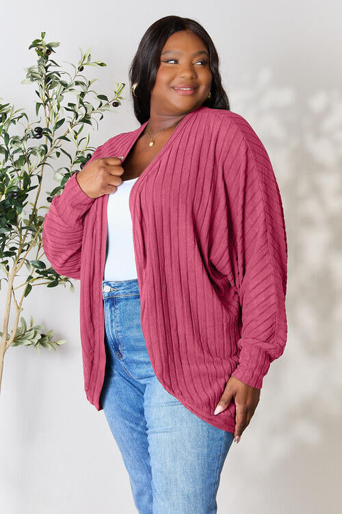 Ribbed Cocoon Cardigan - Women’s Clothing & Accessories - Shirts & Tops - 33 - 2024
