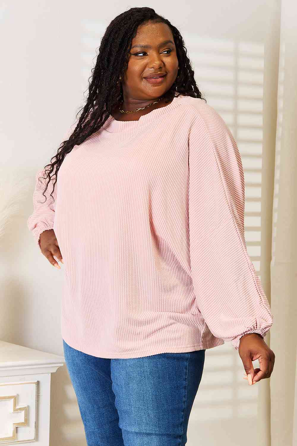 Ribbed Long Sleeve Top - Women’s Clothing & Accessories - Shirts & Tops - 6 - 2024