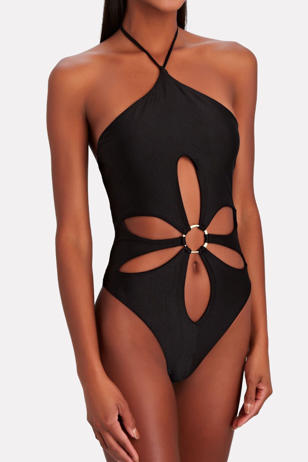 Ring Detail Cutout One-Piece Swimsuit - Women’s Clothing & Accessories - Swimwear - 6 - 2024