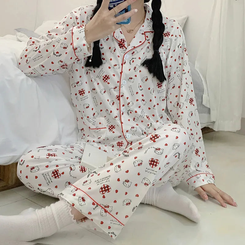 Sanrio Kuromi Women’s Pajama Set - 17 / M - Women’s Clothing & Accessories - Pajamas - 15 - 2024