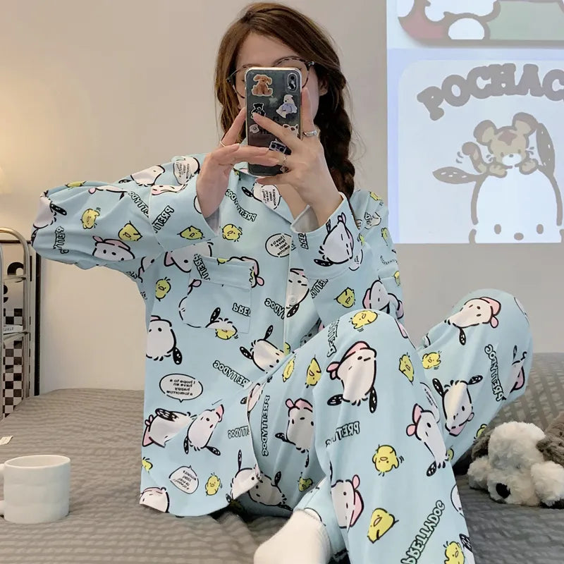 Sanrio Kuromi Women’s Pajama Set - 14 / M - Women’s Clothing & Accessories - Pajamas - 14 - 2024