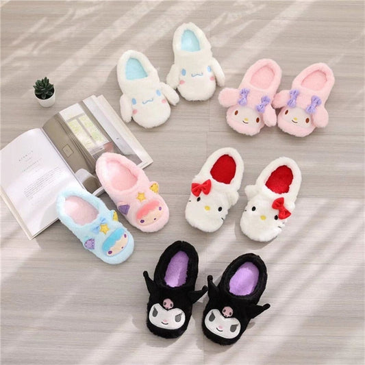 Sanrio Melody Kawaii Plush Slippers - Women’s Clothing & Accessories - Clothing - 2 - 2024