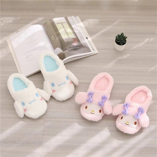 Sanrio Melody Kawaii Plush Slippers - Women’s Clothing & Accessories - Clothing - 1 - 2024