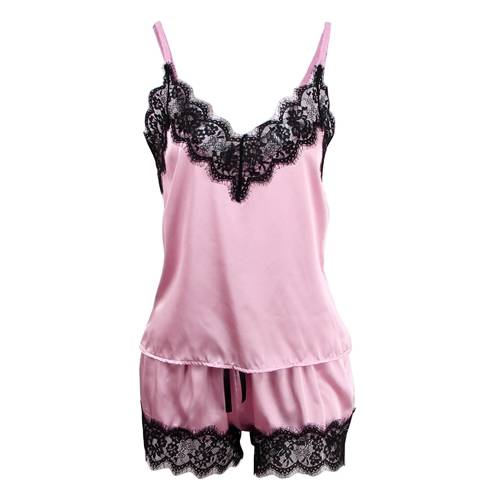 Satin Sleepwear Set - Pink / XXL - Women’s Clothing & Accessories - Sleepwear & Loungewear - 12 - 2024