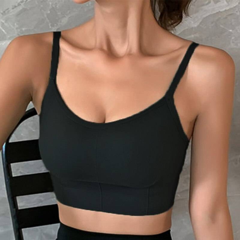Seamless Bralette With Removable Pads - Black 2 / for 40 -70 kg / 88.18-154.32 lbs - Women’s Clothing & Accessories