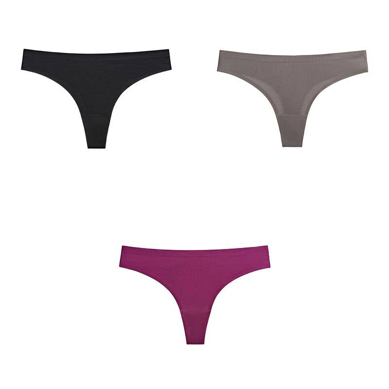 Set Of 3 Seamless Women’s Thongs - 7 / XL / China - Women’s Clothing & Accessories - Underwear & Socks - 15 - 2024