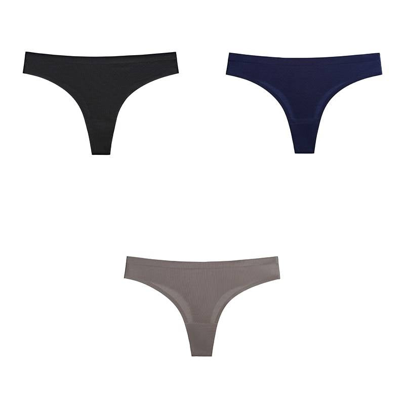 Set Of 3 Seamless Women’s Thongs - 1 / XL / China - Women’s Clothing & Accessories - Underwear & Socks - 24 - 2024