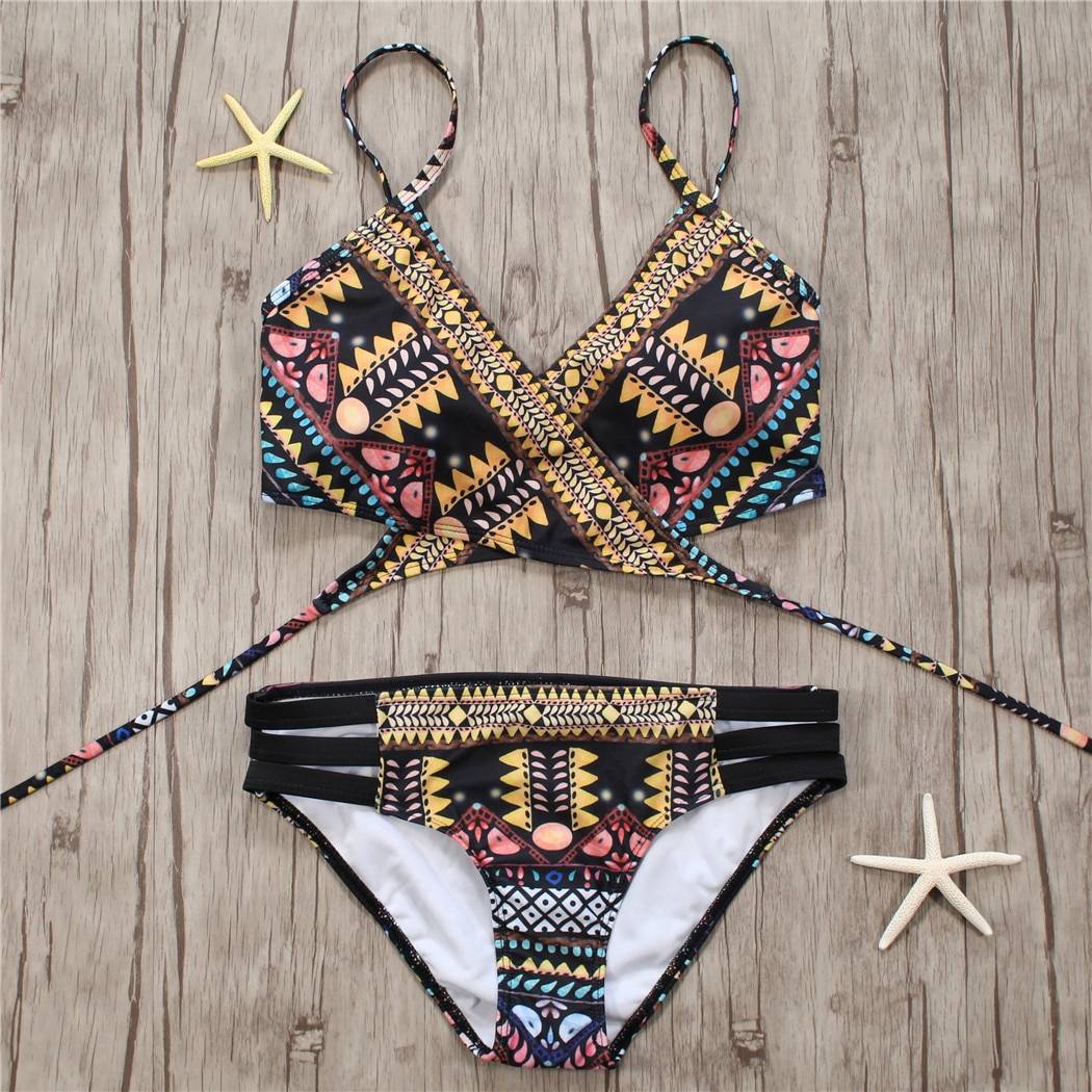 Sexy Aztec Bikini Set - Black / L - Women’s Clothing & Accessories - Clothing - 18 - 2024