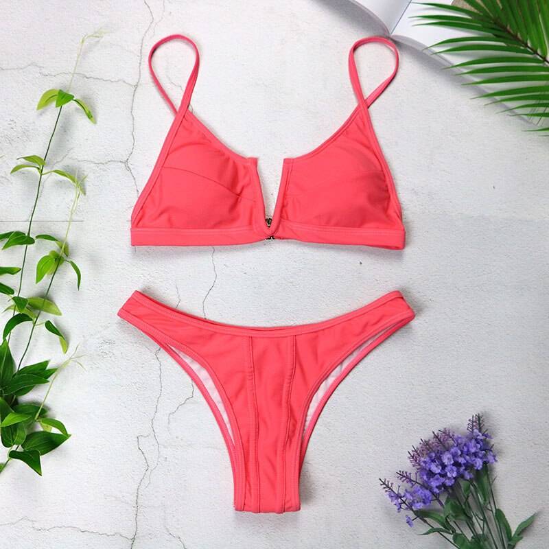 Sexy Bandeau Bikinis - Pink / S - Women’s Clothing & Accessories - Underwear - 55 - 2024