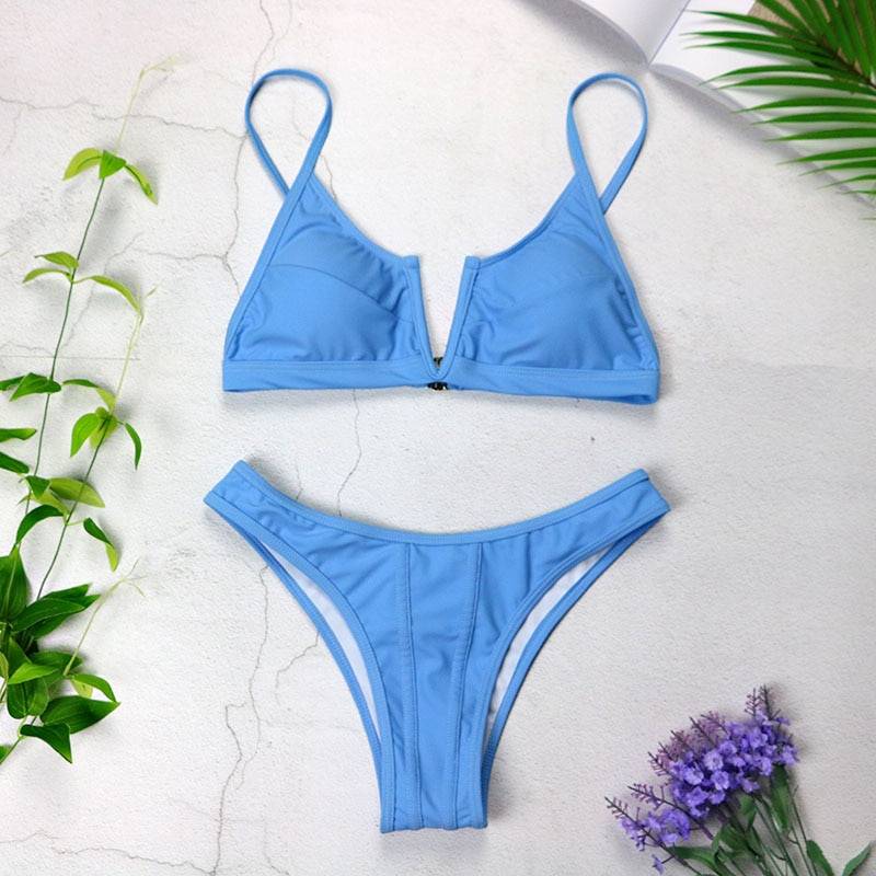 Sexy Bandeau Bikinis - Blue / S - Women’s Clothing & Accessories - Underwear - 47 - 2024