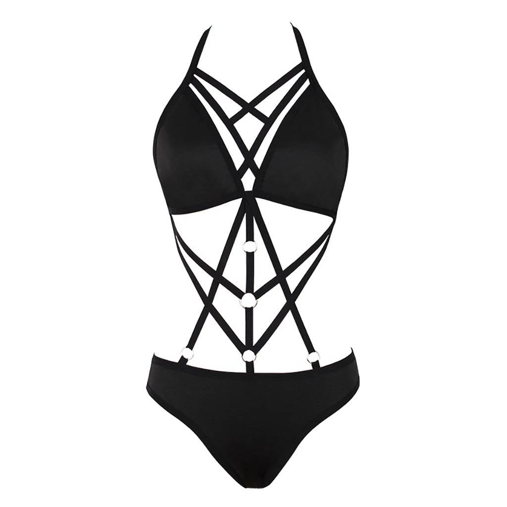 Women’s Sexy Criss-Cross Bandage Lingerie - Women’s Clothing & Accessories - Shirts & Tops - 4 - 2024