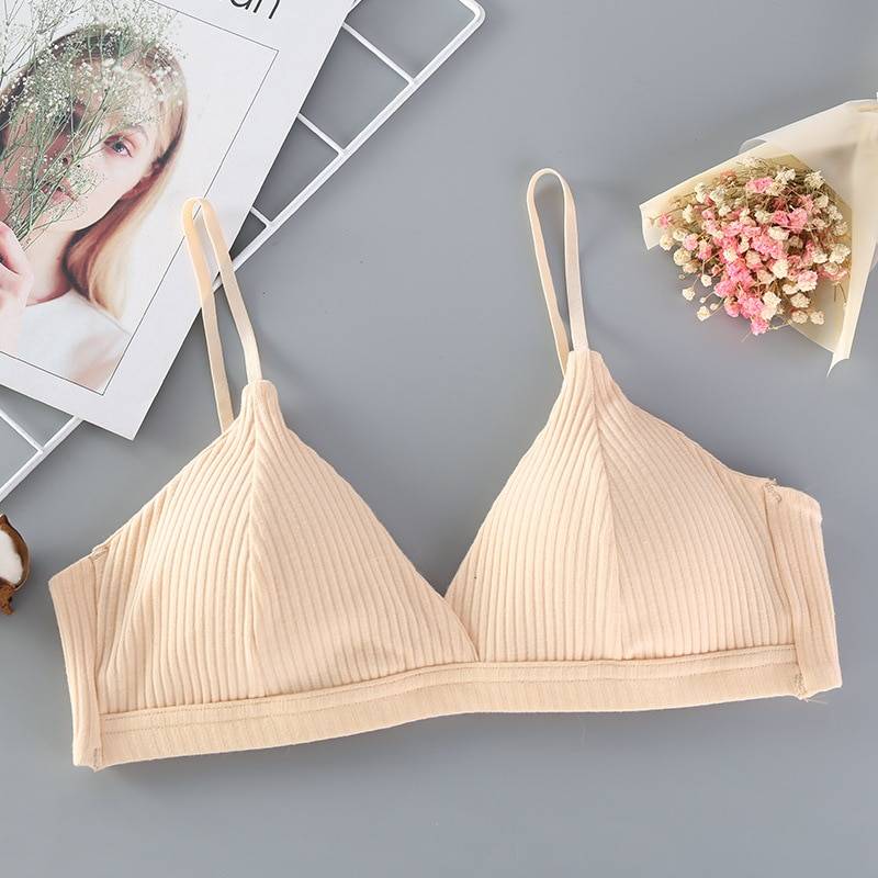 Sexy Deep V Bra - Beige / One Size - Women’s Clothing & Accessories - Bras - 11 - 2024