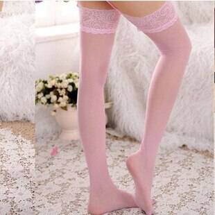 Sexy Lace High Stockings - Pink - Women’s Clothing & Accessories - Clothing - 17 - 2024