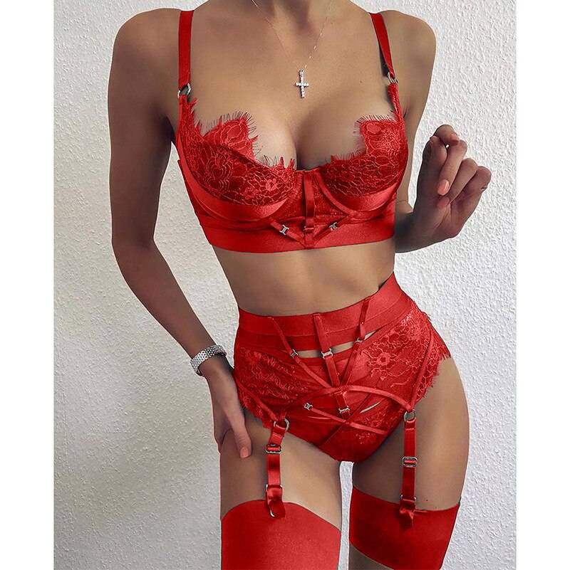 Sexy Two Pieces Lace Set - M / 3 - Women’s Clothing & Accessories - Lingerie - 59 - 2024