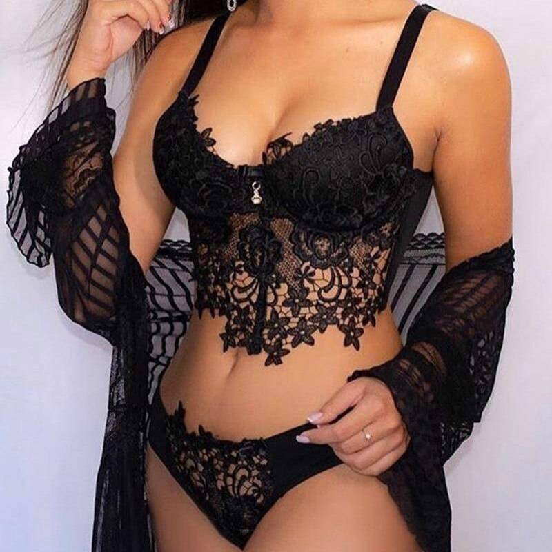 Sexy Two Pieces Lace Set - M / 18 - Women’s Clothing & Accessories - Lingerie - 44 - 2024