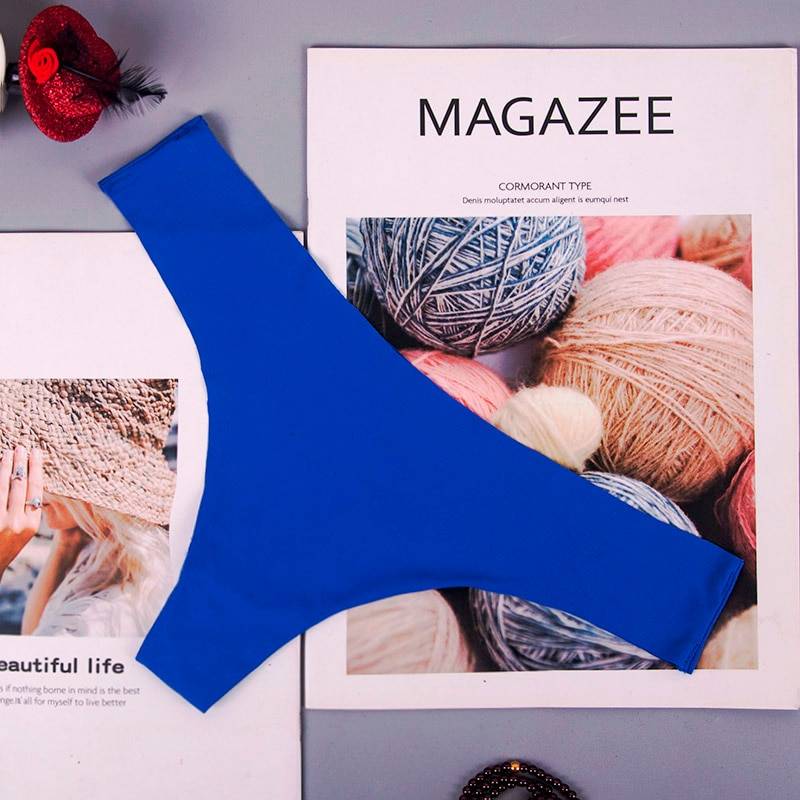 Silk Sexy Thongs for Women - Egyptian Blue / XL - Women’s Clothing & Accessories - Underwear & Socks - 37 - 2024