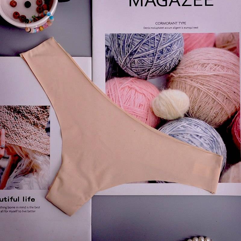 Silk Sexy Thongs for Women - Gray / XL - Women’s Clothing & Accessories - Underwear & Socks - 36 - 2024