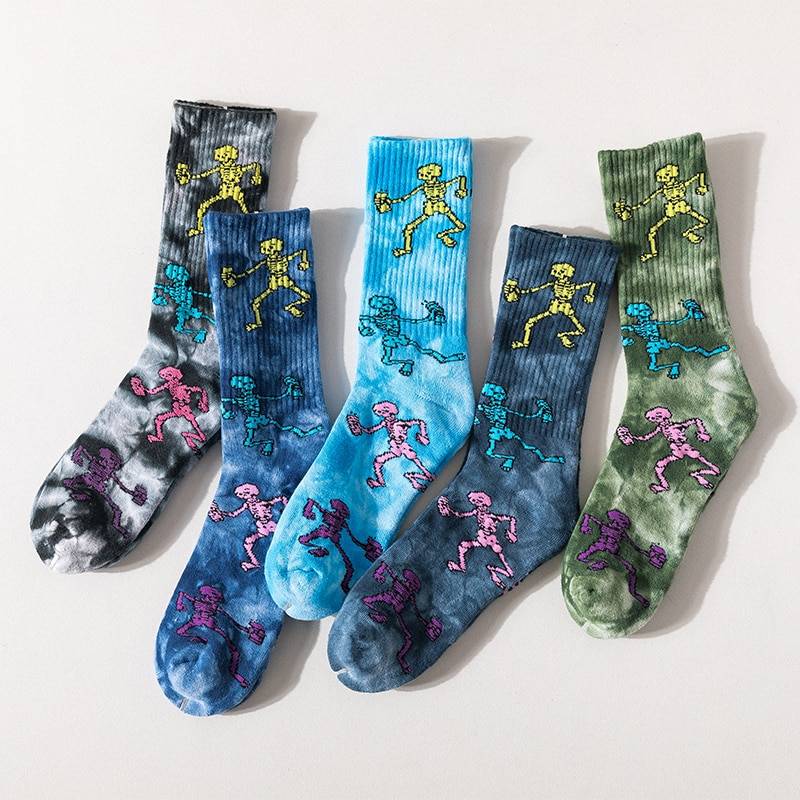 Skeleton Harajuku Socks - Women’s Clothing & Accessories - Socks - 4 - 2024