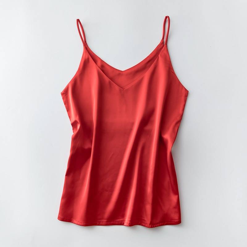 Sleeveless V-Neck Tops - Red / XXL - Women’s Clothing & Accessories - Shirts & Tops - 21 - 2024