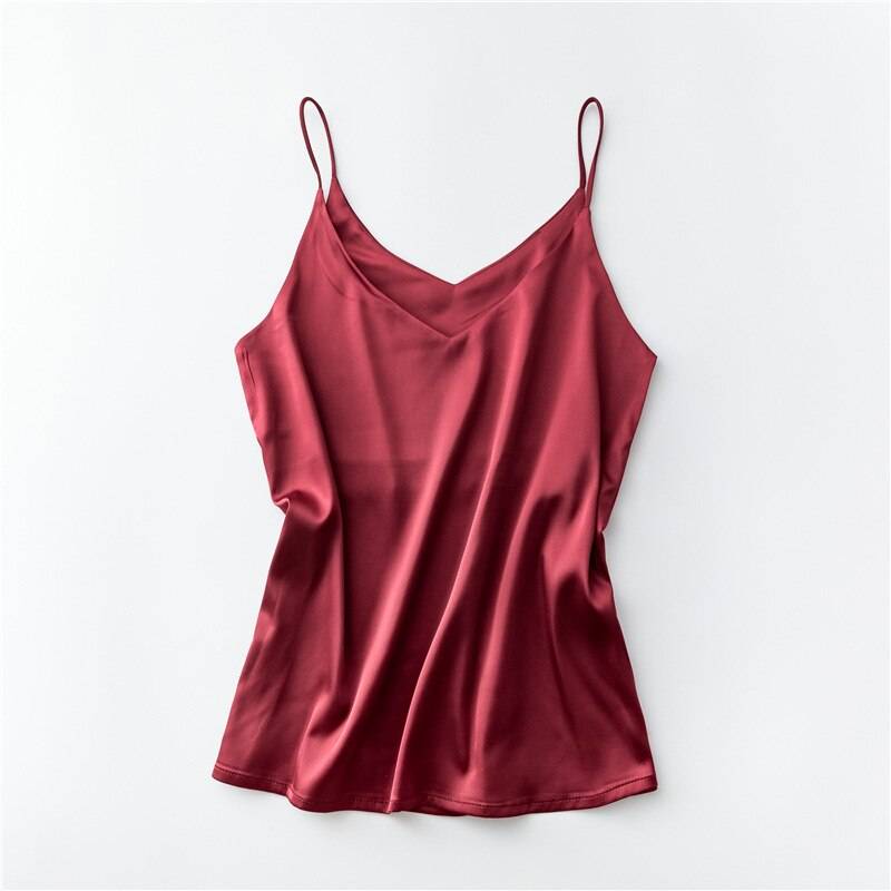 Sleeveless V-Neck Tops - Dark Red / XXL - Women’s Clothing & Accessories - Shirts & Tops - 25 - 2024