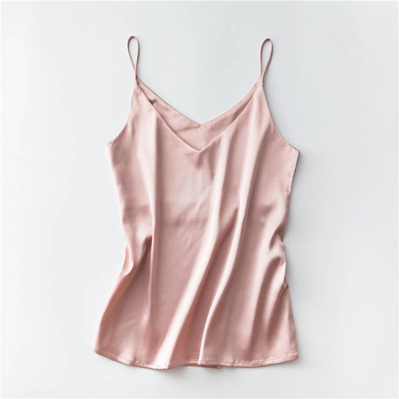 Sleeveless V-Neck Tops - Pink / XXL - Women’s Clothing & Accessories - Shirts & Tops - 20 - 2024
