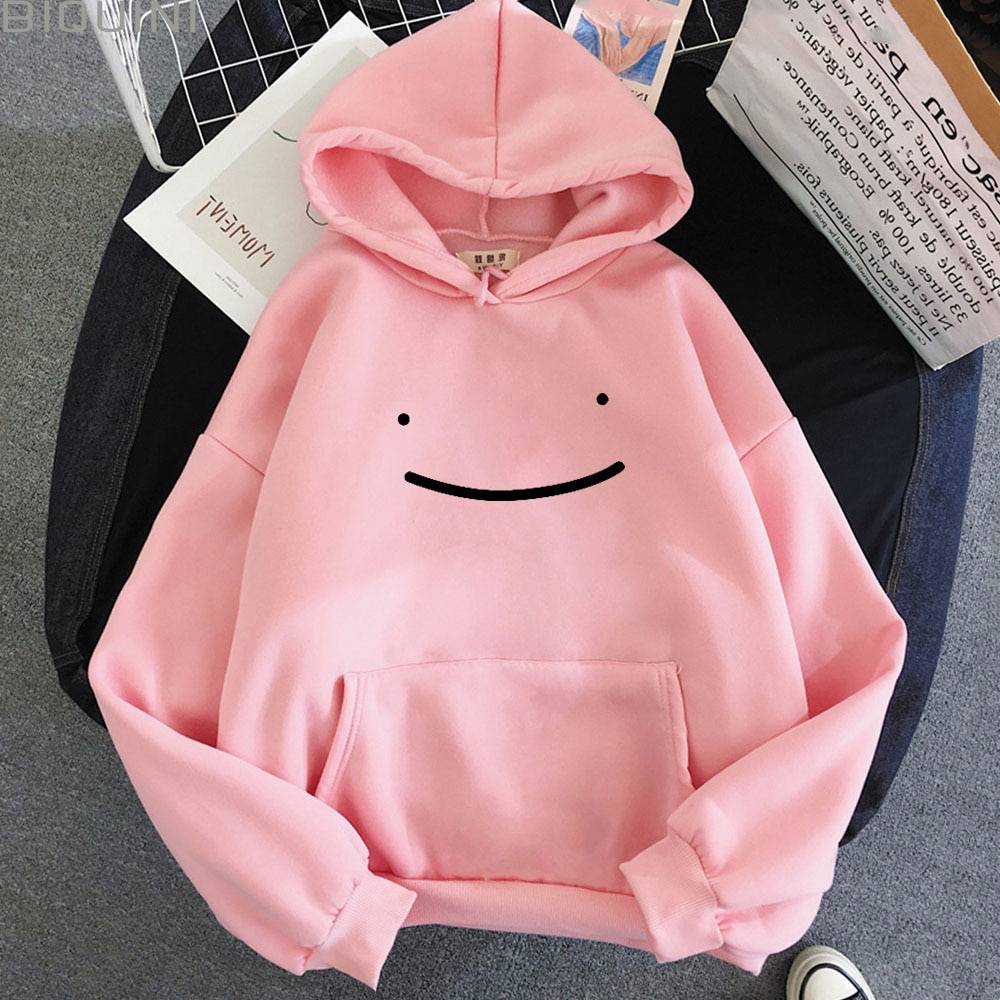 Smiley Printed Hoodie - Pink / XXXL - Women’s Clothing & Accessories - Shirts & Tops - 27 - 2024