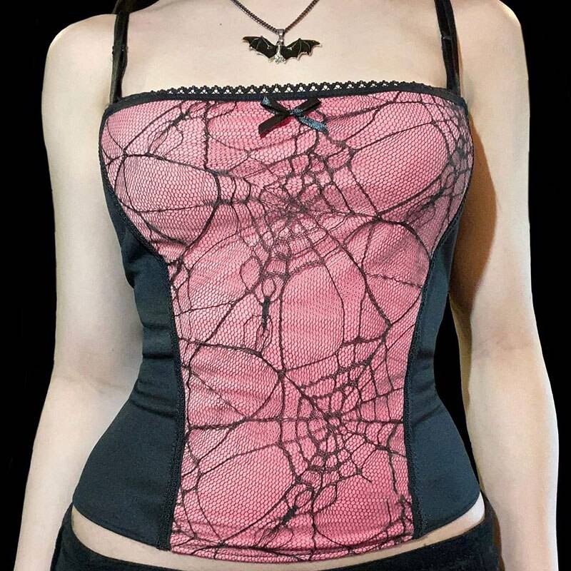 Spider Web Camisole - Women’s Clothing & Accessories - Shirts & Tops - 19 - 2024