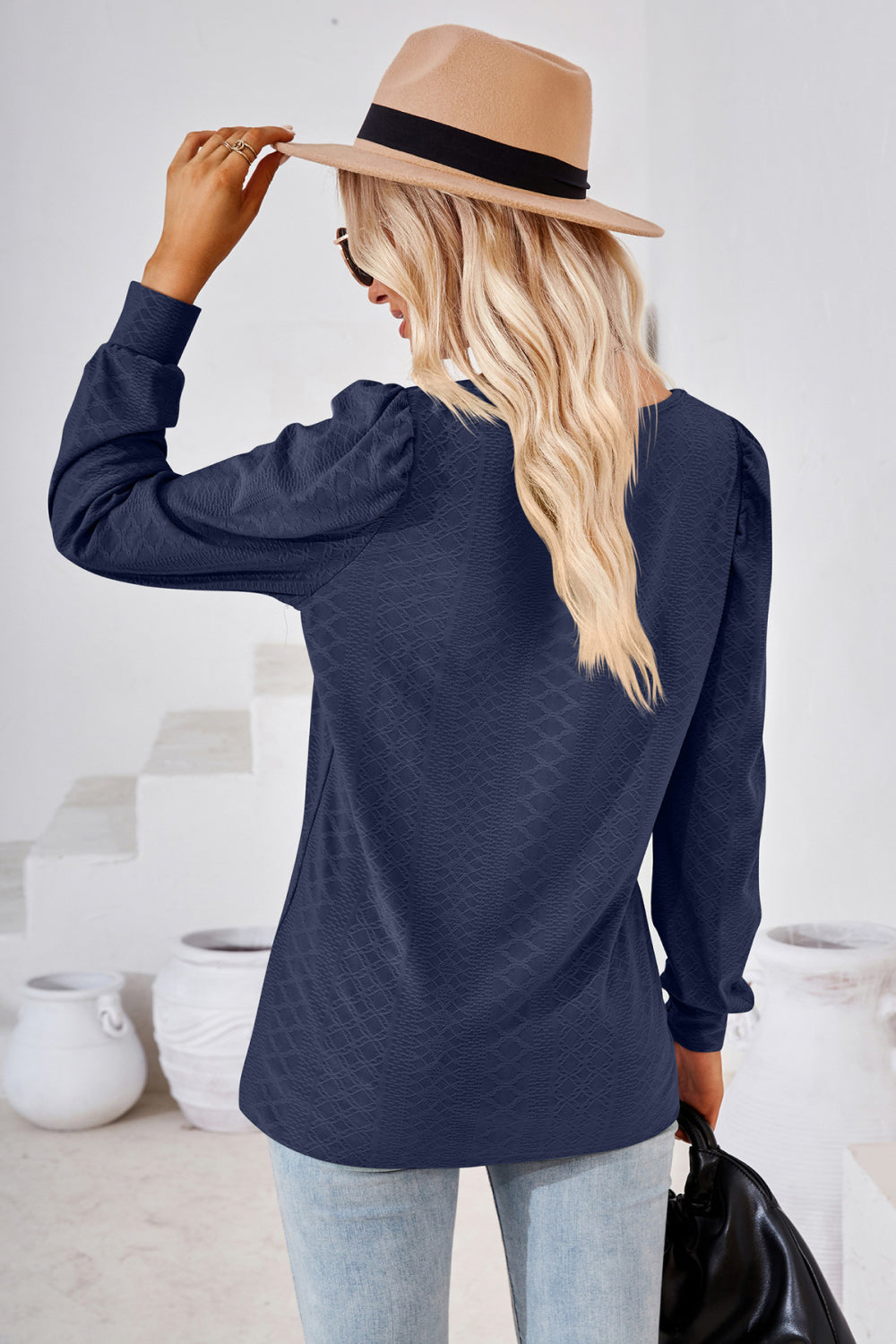Square Neck Puff Sleeve Blouse - Women’s Clothing & Accessories - Shirts & Tops - 8 - 2024