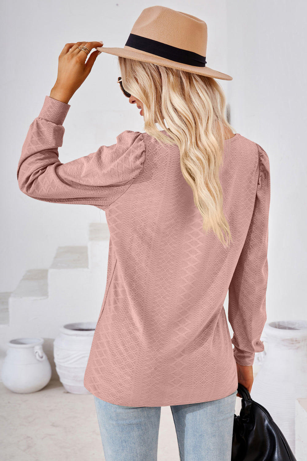 Square Neck Puff Sleeve Blouse - Women’s Clothing & Accessories - Shirts & Tops - 24 - 2024