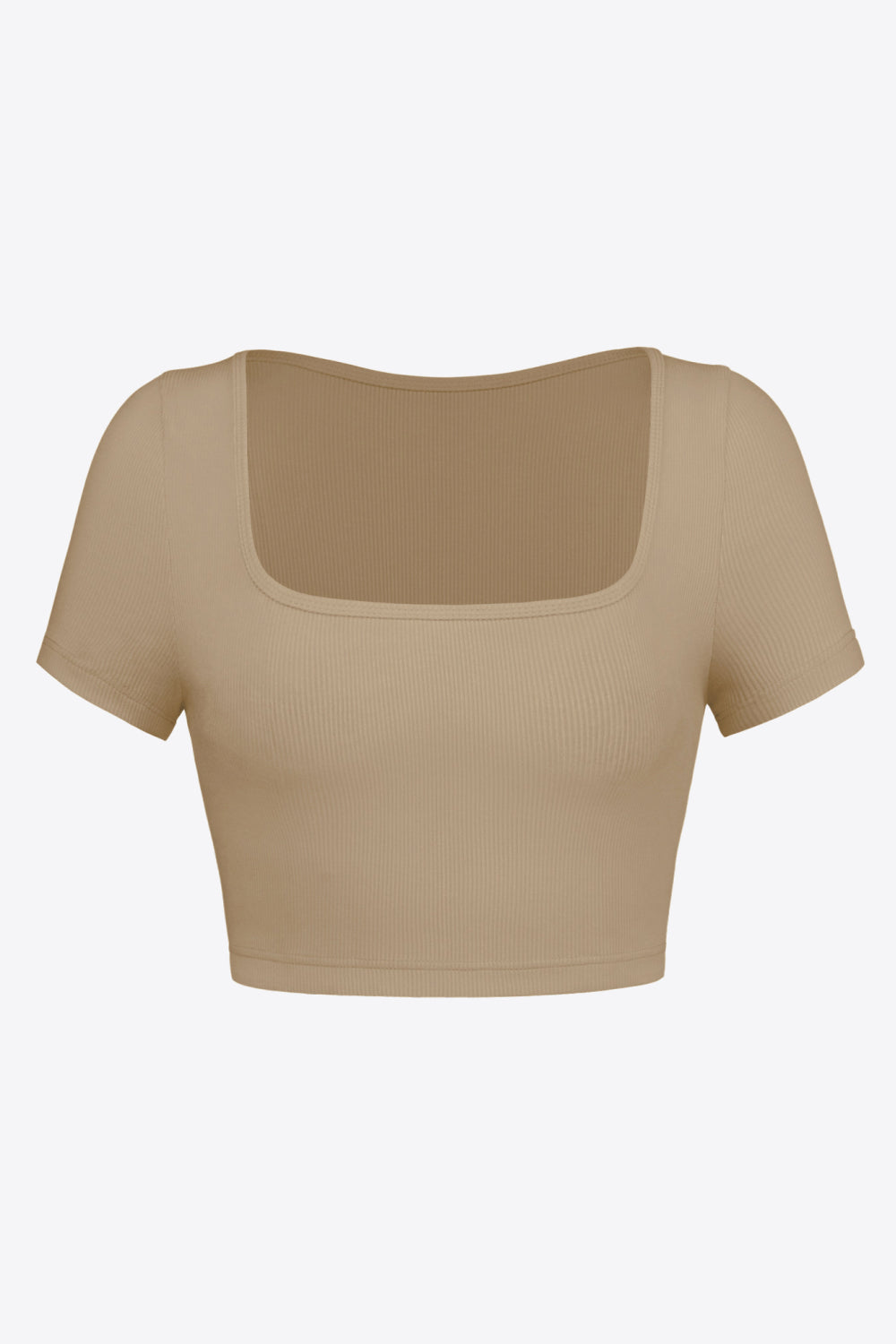 Square Neck Ribbed Crop Top - Women’s Clothing & Accessories - Shirts & Tops - 11 - 2024